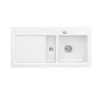 Villeroy & Boch Subway 60 lavello da cucina, 671202R1HL134, Subway 60 bianco alpino finitura a specchio [Lavelli da Cucina > per Base Sottolavello a partire da 60 cm]