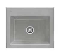 Villeroy & Boch Subway 60 S Flat lavello da cucina, 33091FKDHL34, Subway 60 S Flat fossile [Lavelli da Cucina > per Base Sottolavello a partire da 60 cm]