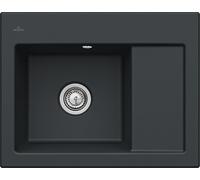 Villeroy & Boch Subway lavello in ceramica 65x51 cm nero 331201R7