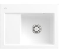 Villeroy & Boch Subway 45 Compact lavello da cucina, 331301R1, Subway 45 Compact bianco alpino finitura a specchio [Lavelli da Cucina > per Base Sottolavello a partire da 45 cm]