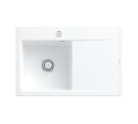 Villeroy & Boch Subway style 45 lavello da cucina, 334802RWHL3, Subway Style 45 stone white [Lavelli da Cucina > per Base Sottolavello a partire da 45 cm]