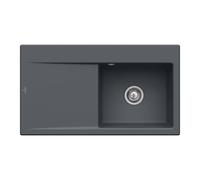 Villeroy & Boch Subway style 50 lavello da cucina, 335101i4HL3, Subway Style 50 grafite [Lavelli da Cucina > per Base Sottolavello a partire da 50 cm]