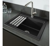 Villeroy & Boch Subway style 60 S lavello da cucina, 336601R7, Subway Style 60 S pure black [Lavelli da Cucina > per Base Sottolavello a partire da 60 cm]
