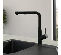 Villeroy & Boch Subway Style Shower rubinetto da cucina, estraibile, orientabile, 92850006, Subway Style Shower nero opaco [Rubinetteria da Cucina > Rubinetti da Cucina]