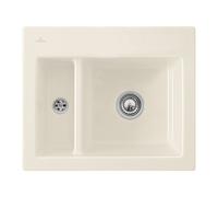 Villeroy & Boch Subway XM Flat lavello da cucina, 67801FKRHL1, Subway XM Flat crema lucido [Lavelli da Cucina > per Base Sottolavello a partire da 60 cm]