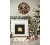 Villeroy & Boch Tappeto di design Nostalgic Shine - Toy's Delight - Coperta con albero di Natale - Tappetino per soggiorno, camera da letto, sala da pranzo, corridoio - verde, multicolore, 50 x 80 cm