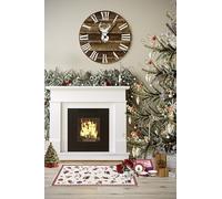 Villeroy & Boch Tappeto di design nostalgico - Toy's Delight - Coperta albero di Natale - Tappetino per soggiorno, camera da letto, sala da pranzo, corridoio - rosso, multicolore, 50 x 80 cm