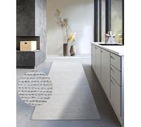 Villeroy & Boch Tappeto di lana Francois naturale per soggiorno, tessuto a mano ed ecologico, in lana boho per soggiorno, camera da letto, sala da pranzo, corridoio, cucina, bianco naturale, 80 x 200