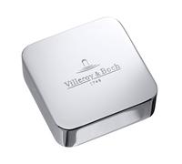 Villeroy & Boch tappo di copertura per maniglia doppia girevole, squadrato, 94053561, Universal cromo [Lavelli da Cucina > Ricambi per Lavelli da Cucina]