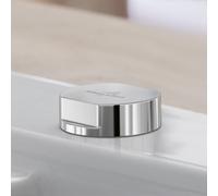 Villeroy & Boch tappo di copertura per maniglia singola girevole, rotondo, 94052661, Universal cromo [Lavelli da Cucina > Ricambi per Lavelli da Cucina]