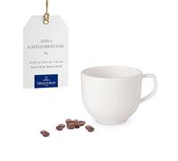 Villeroy & Boch - Tazza da caffè Afina in porcellana premium, tazza per caffè e tè, Made in Germany, lavabile in lavastoviglie e adatta al microonde, impilabile, bianca