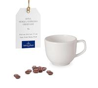 Villeroy & Boch - Tazza da espresso Afina in porcellana premium, tazza superiore per moka ed espresso, Made in Germany, lavabile in lavastoviglie e adatta al microonde, impilabile, bianca