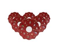 VILLEROY & BOCH Toy s Delight Piattino Tazza Tazzina Espresso 6 Pezzi Tavola di Natale 1485851431