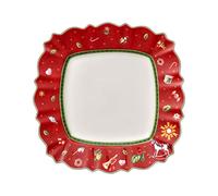 Villeroy & Boch Toy's Delight Piatto da portata Quadrato Porcellana Verde, Rosso, Bianco 1 pz