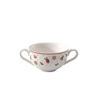 Villeroy & Boch - Toy's Delight ciotola per zuppa 250 ml multicolore, utilizzabile nel microonde, stoviglie natalizie, piatti da portata natalizi, ciotola per zuppa con manico, porcellana Premium