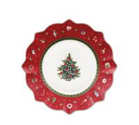 Villeroy & Boch Toy's Delight Piatto Colazione Rosso 24 CM Weihnachtsgeschirr