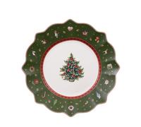 Villeroy & Boch Toy's Delight Piatto Da Colazione Verde 24 Cm Servizio Natalizio