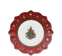 Villeroy & Boch, Toy's Delight, Piatto Dessert Rosso 24cm, Porcellana
