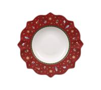 Villeroy & Boch Toy's Delight Piatto Fondo, Rosso, 1 Pezzo
