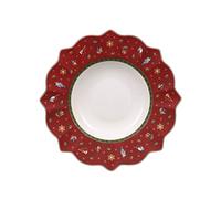 Villeroy & Boch Toy's Delight Piatto Fondo Rosso 26 CM Weihnachtsgeschirr