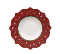 Villeroy & Boch Toy's Delight Piatto Fondo Rosso 26 CM Weihnachtsgeschirr