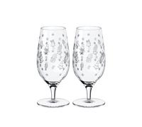 Villeroy & Boch - Toy's Delight set di bicchieri da birra da 2 pezzi 175mm trasparente, lavabili in lavastoviglie, decorazione natalizia, bicchieri per birra natalizi, cristallo
