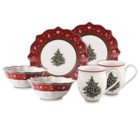 Villeroy & Boch Toy's Delight Prima Colazione per 2 Rosso Set 6-tlg