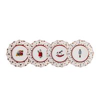 Villeroy & Boch Toy's Delight Set Di Piatti Per Il Giubileo 4 Pezzi 24 Cm Natale