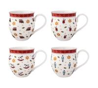 VILLEROY & BOCH Toy's Delight Ciotola Anniversario Set 4 Tazze MUG 390ml Porcell