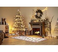 Villeroy & Boch Toy's Delight - Tappeto di design nostalgico, con albero di Natale, per soggiorno, camera da letto, sala da pranzo, corridoio, 80 x 200 cm