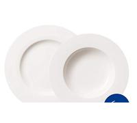 Villeroy & Boch, Twist White, Servizio Piatti 12 pezzi, Porcellana