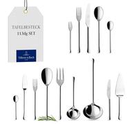 Villeroy & Boch Udine Servizio Di Posate per 12 Persone, 113 Pezzi, Acciaio