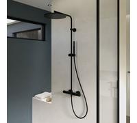 Villeroy & Boch Universal Showers colonna doccia con termostatico, TVS000032000K5, Universal Showers nero opaco [Rubinetteria Bagno > Colonne Doccia]