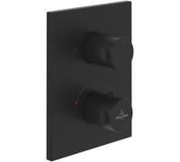 Villeroy & Boch Universal Taps & Fittings rubinetto per vasca e doccia da incasso con termostato nero TVD000653000K5