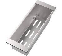 Villeroy & Boch Vassoio per accessori da cucina, inserto salvaspazio in acciaio inox, organizer da cucina da appendere al lavello della cucina, lunghezza 364 mm, rettangolare