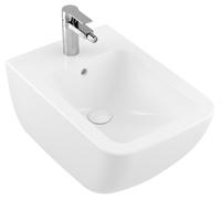 Bidet Villeroy & Boch Venticello bidet 441100, 375x560mm, 1 foro per rubinetto, con sfioratore, a parete, colorazione: Bianco Ceramicaplus