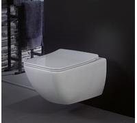 Villeroy & Boch Venticello - WC sospeso con sedile SoftClosing, DirectFlush, CeramicPlus, bianco alpino 4611RLR1