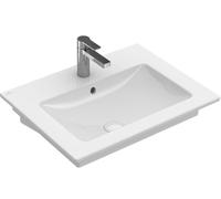 Villeroy & Boch Venticello lavabo 65x50 cm rettangolare a parete-da mobile bianco 412467R1