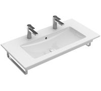 Villeroy & Boch Venticello lavabo armoire, 2 trous pour robinet, avec trop-plein, 1000x500mm, 4104AK01, 4104AK01, Colorazione: Bianco