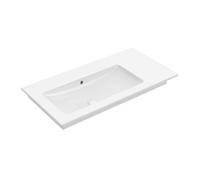 Lavabo Armadio Villeroy & Boch Venticello 4134L3, 1000x500mm, senza foro per rubinetto, con troppopieno, colorazione: Bianco Ceramicaplus