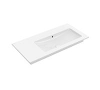 Lavabo armadio Villeroy & Boch Venticello 4134R3, 1000x500mm, senza foro per rubinetto, con troppopieno, colorazione: Bianco Ceramicaplus