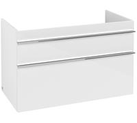 Villeroy & Boch Venticello Meuble sous-lavabo, 953x590x502mm, A92801DH, A92801DH, Colorazione: Bianco lucido, maniglia: cromata lucida