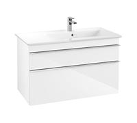 Villeroy & Boch Venticello Vanity unità Vanity A928, 953x590x502mm, colorazione: Bianco lucido, manico: colorato