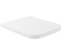 Villeroy & Boch Venticello - Sedile per wc con chiusura ammortizzata - Asse rimovibile e infrangibile in duroplast - Pezzo di ricambio - Di forma angolare - Bianco alpino, lucido