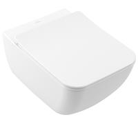 Villeroy & Boch Venticello WC à chasse d'eau profonde, DirectFlush sans bord, suspendu, 375x560x340mm, 4611R0RW, 4611R0RW, Colorazione: Bianco pietra ceramicaPiù