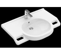 Villeroy & Boch O.novo - Lavabo Vita 800x550 mm, con troppopieno, con foro per miscelatore, CeramicPlus, bianco alpino 412080R1