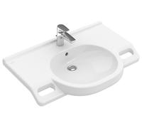 Villeroy & Boch ViCare lavabo, 1 trou pour robinet, sans trop-plein, non rectifié, 800x550mm, 41208101, 41208101, Colorazione: Bianco