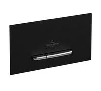 Villeroy & Boch ViConnect, Piastra di comando per WC 300G, 2 sciacquoni, 922160, colorazione: Vetro nero lucido