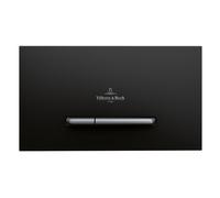 Villeroy & Boch ViConnect - Placca di comando E300, Black Matt/Chrome Matt 922169AN