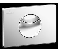 Villeroy & Boch ViConnect, plaque dactionnement WC 100S, 2-flush, 92248568, 92248568, Colorazione: Bianco